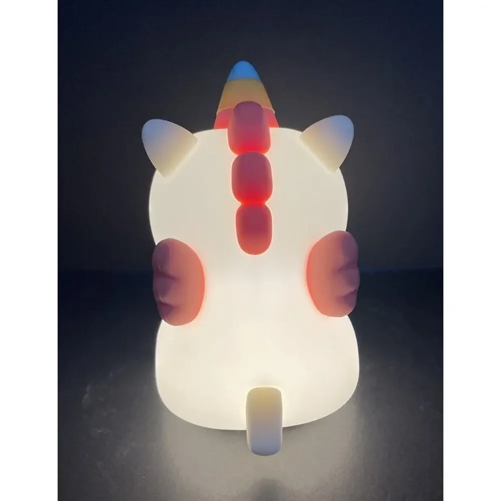 Cute Lamp, LED Squishy Animal Night Light for Kids Sleep, Sitting Unicorn